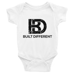 Built Different Baby Bodysuit White